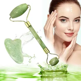 Natural Jade Face Roller Gua Sha Tool